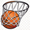 新浪NBA体育官网品牌标志蓝色科技风运动媒体平台Logo图像